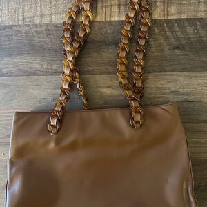 Prada Chain Strap Leather Shoulder Bag